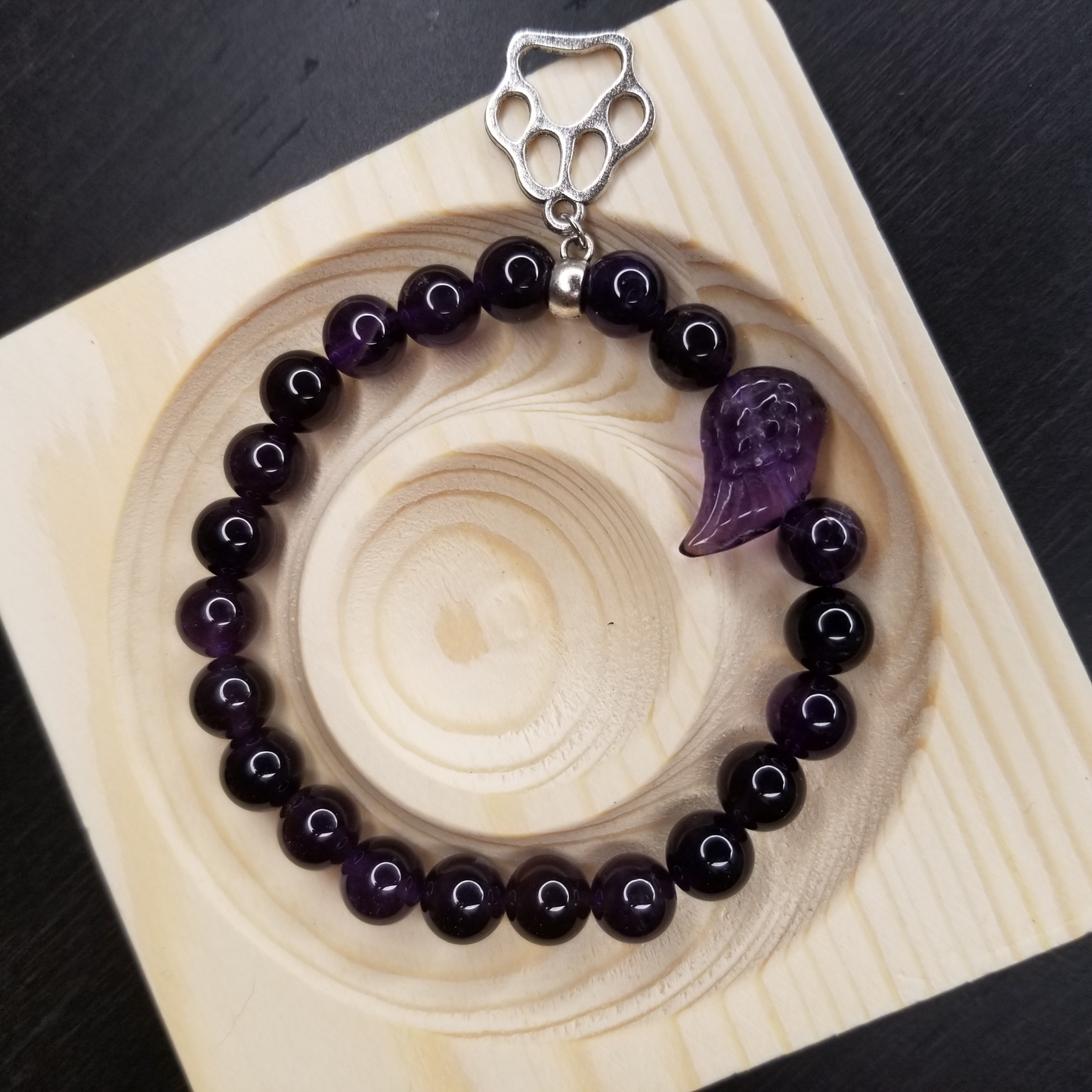 Rainbow Bridge Bracelet with Fluorite Wing