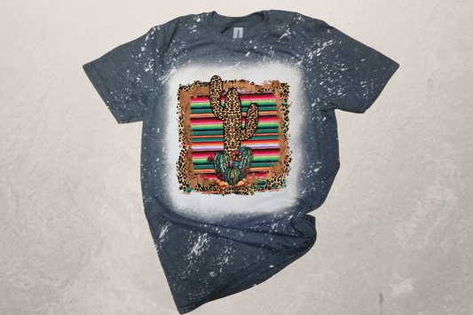 Cactus Serape Sublimation T-Shirt