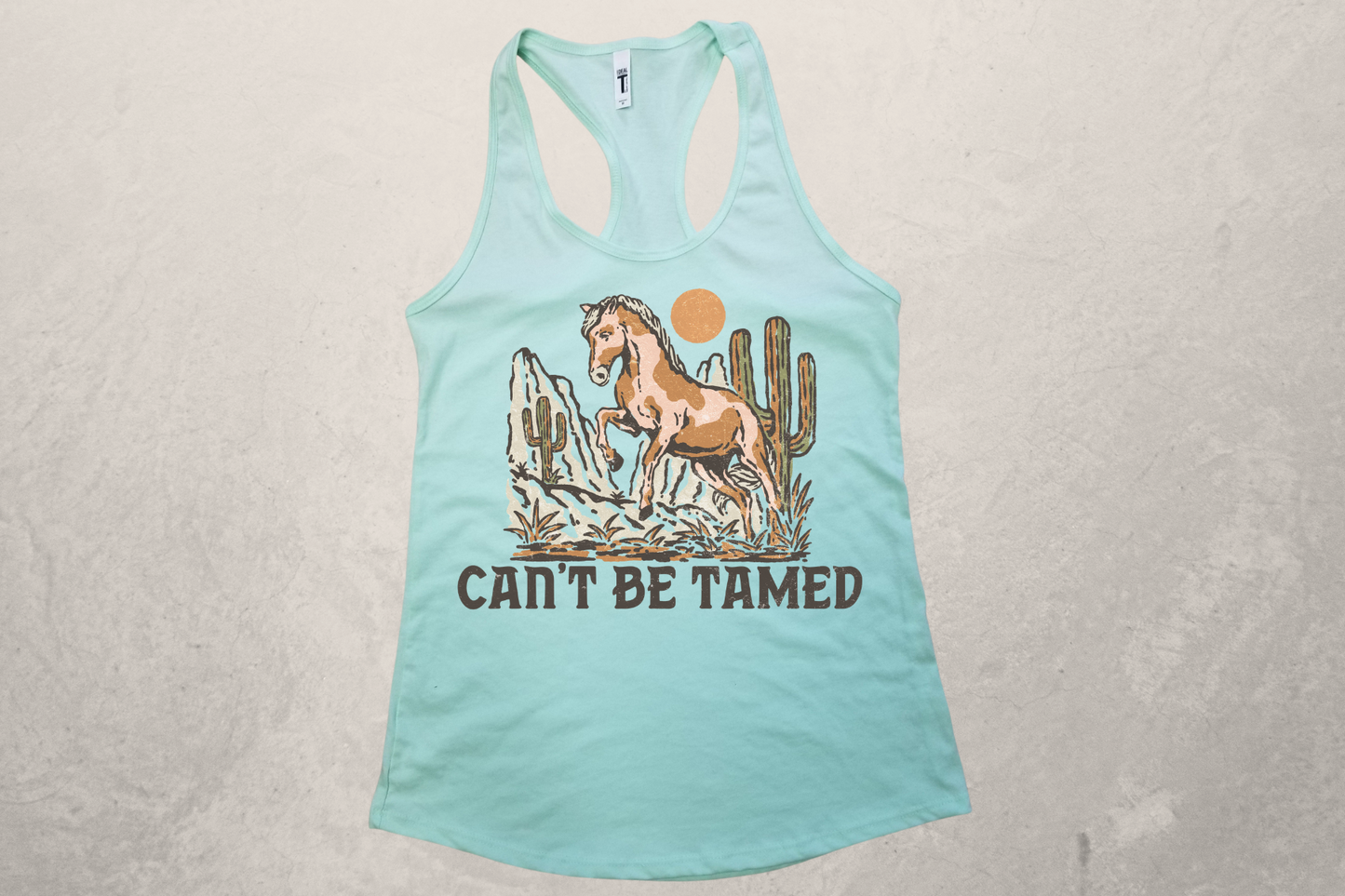 Can't Be Tamed Racerback Tank