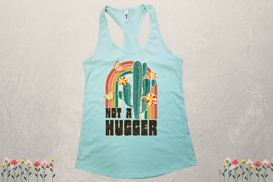 Not A Hugger Sublimation Racerback Tank Top