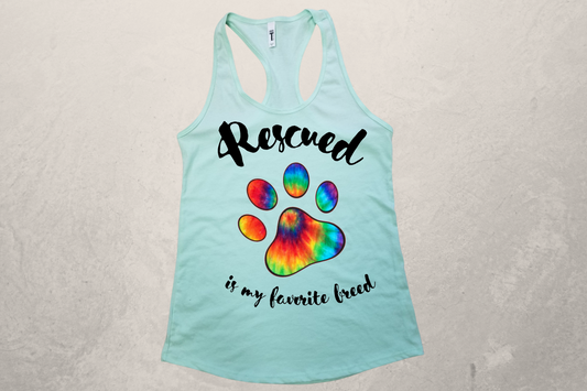 Rescued Sublimation Racerback Tank Top