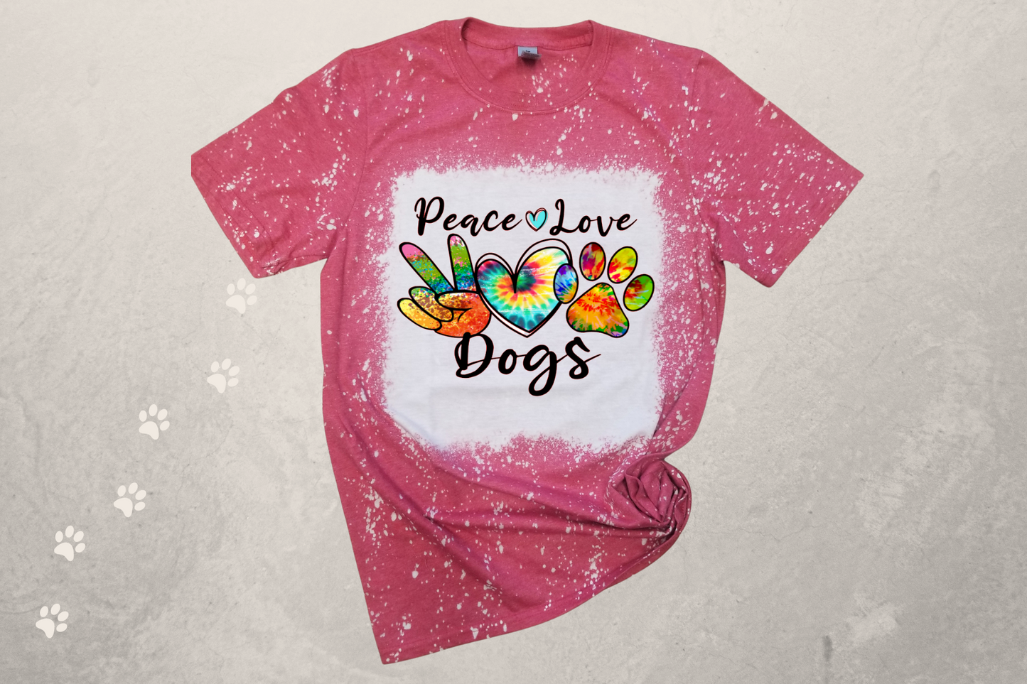 Peace Love Dogs Sublimation T-Shirt