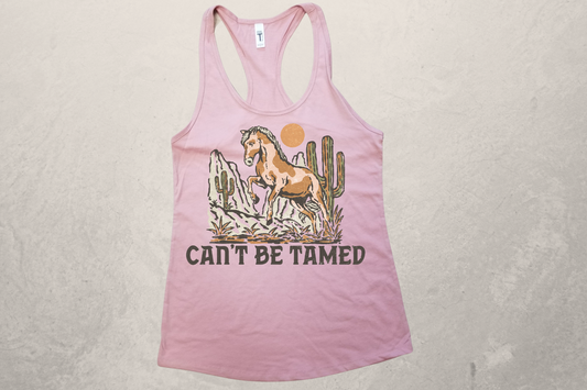 Can't Be Tamed Racerback Tank