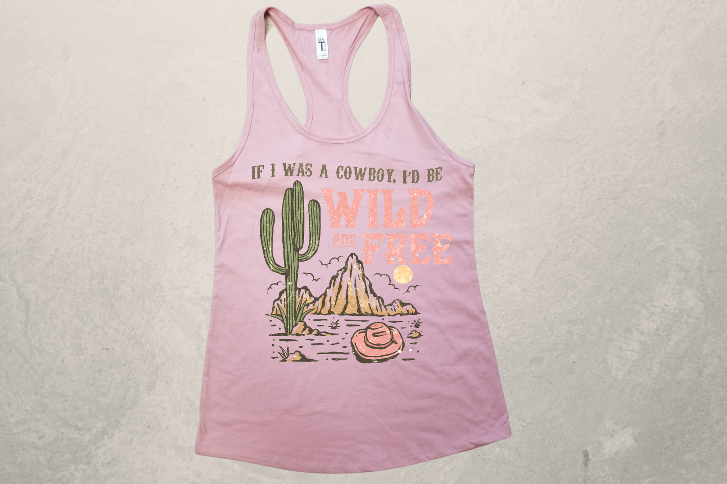 Wild & Free Sublimation Racerback Tank Top