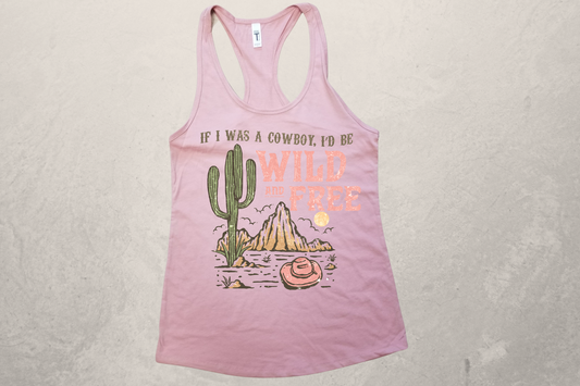 Wild & Free Sublimation Racerback Tank Top