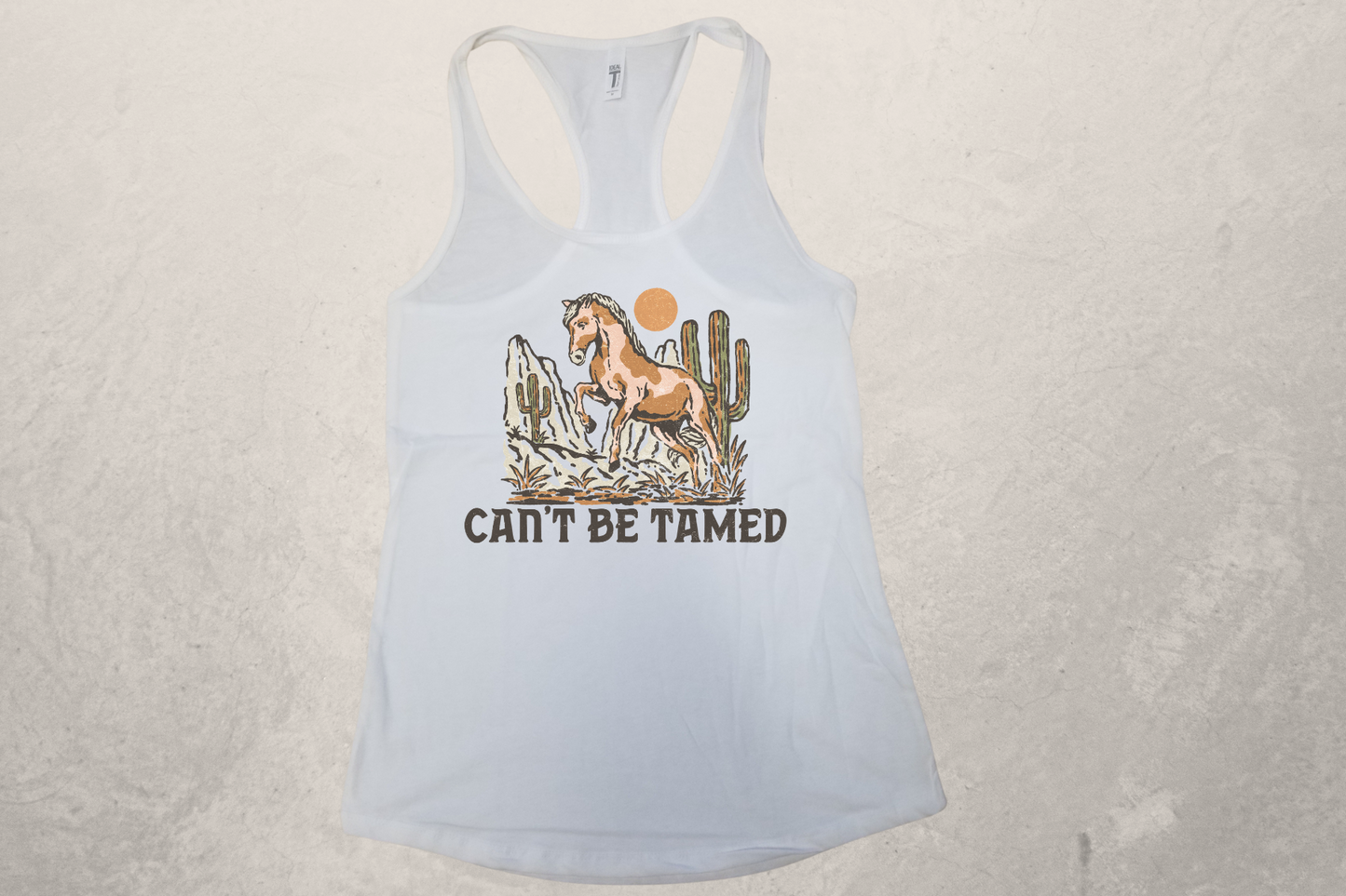 Can't Be Tamed Racerback Tank