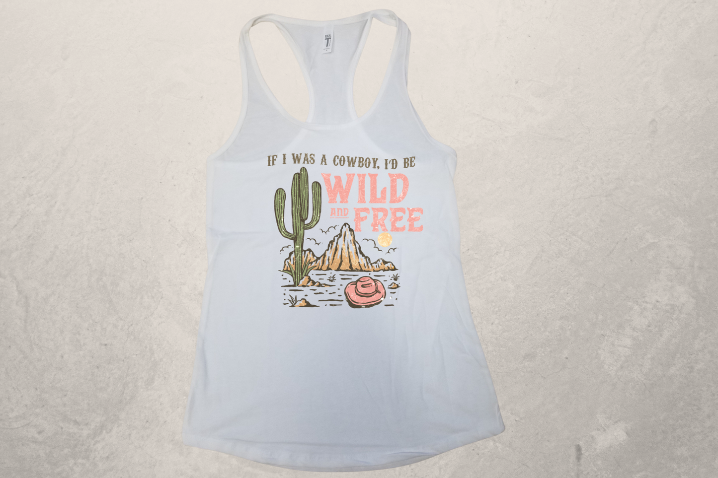 Wild & Free Sublimation Racerback Tank Top