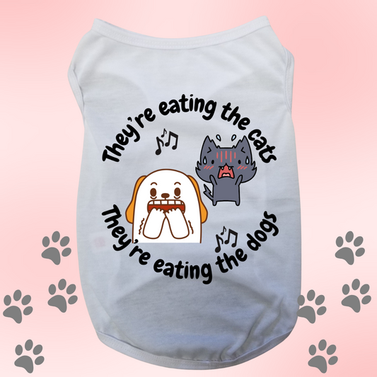 Eating Cats and Dogs Sublimation T-Shirt