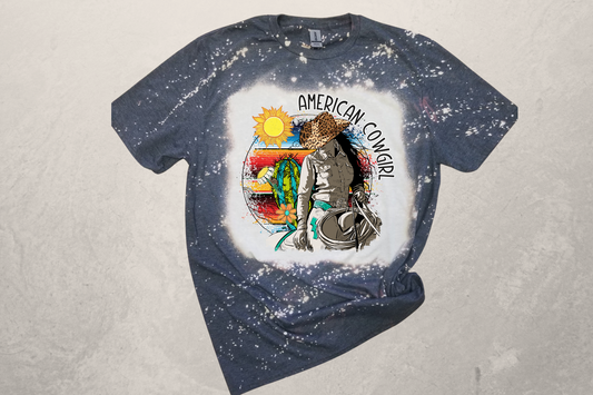 American Cowgirl Sublimation T-Shirt