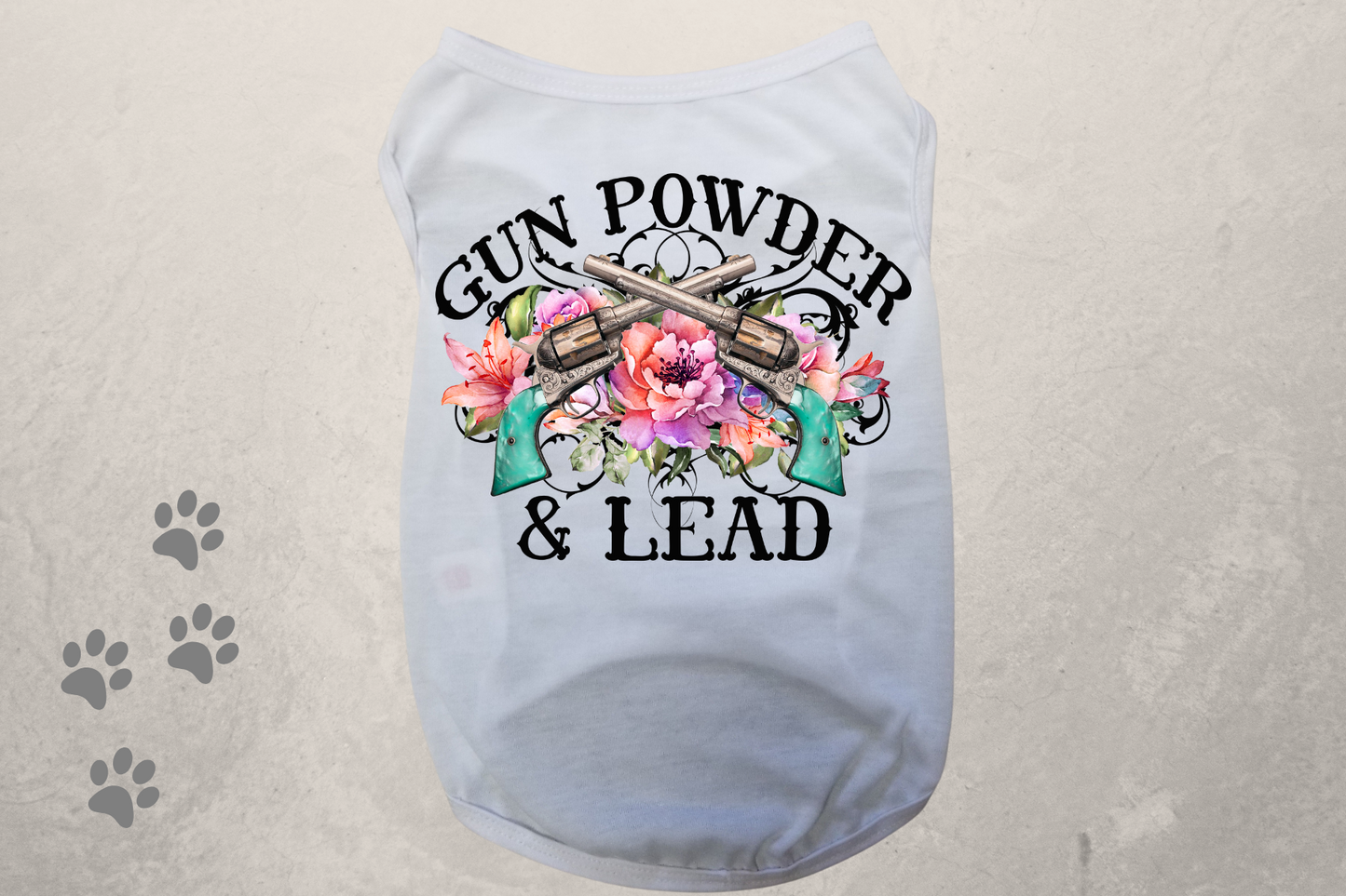 Gun Powder & Lead Pet T-Shirt