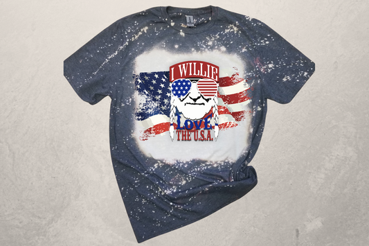 I Willie Love the USA Sublimation T-Shirt