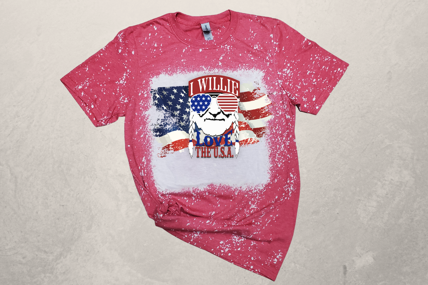 I Willie Love the USA Sublimation T-Shirt