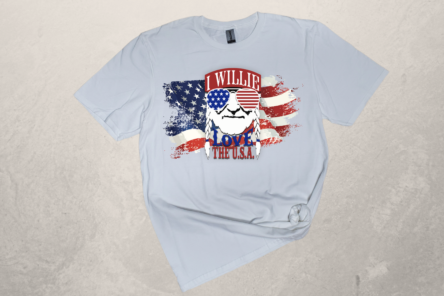 I Willie Love the USA Sublimation T-Shirt
