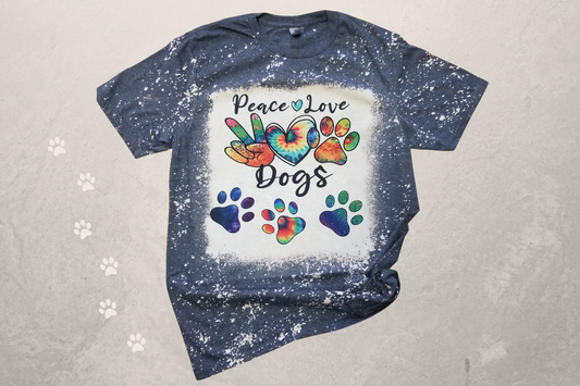 Peace Love Dogs Sublimation T-Shirt