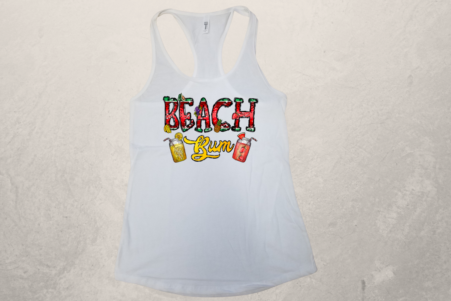 Beach Bum Sublimation Racerback Tank Top