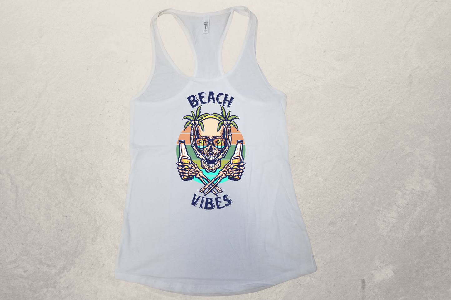 Beach Vibes Sublimation Racerback Tank