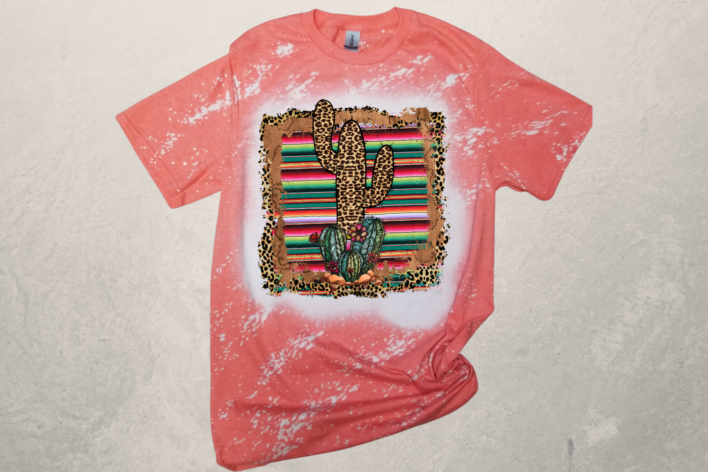 Cactus Serape Sublimation T-Shirt