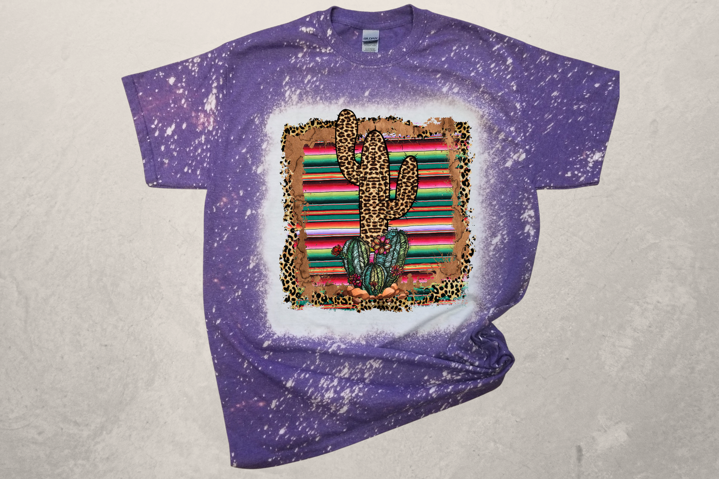 Cactus Serape Sublimation T-Shirt