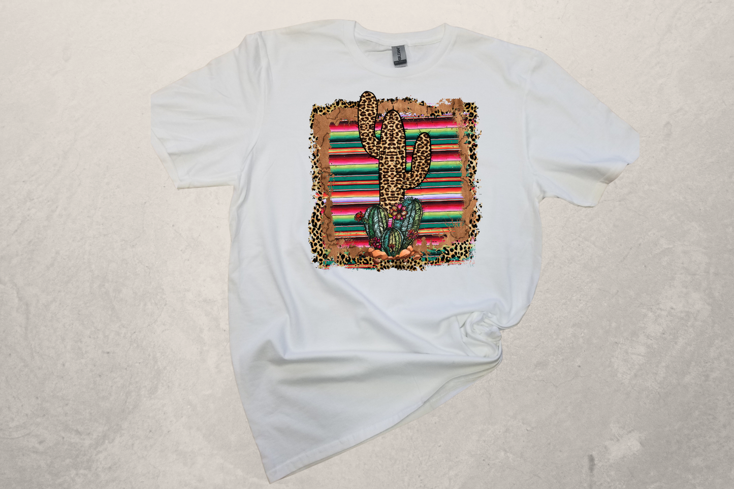 Cactus Serape Sublimation T-Shirt