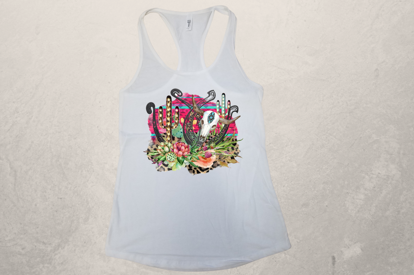 Desert Blossom Sublimation Racerback Tank Top