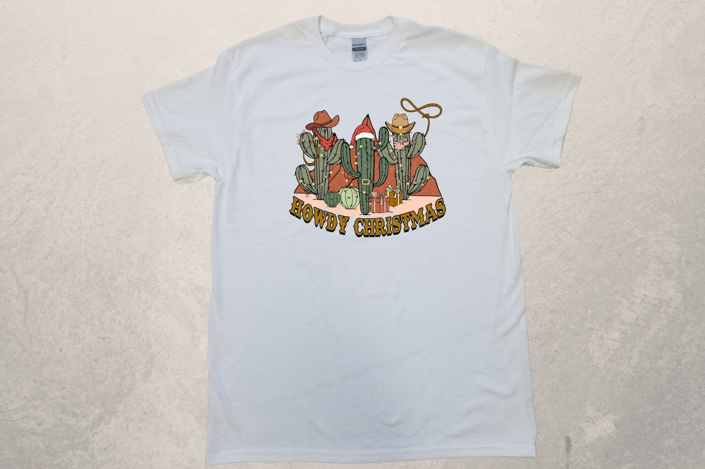 Howdy Christmas Sublimation T-Shirt