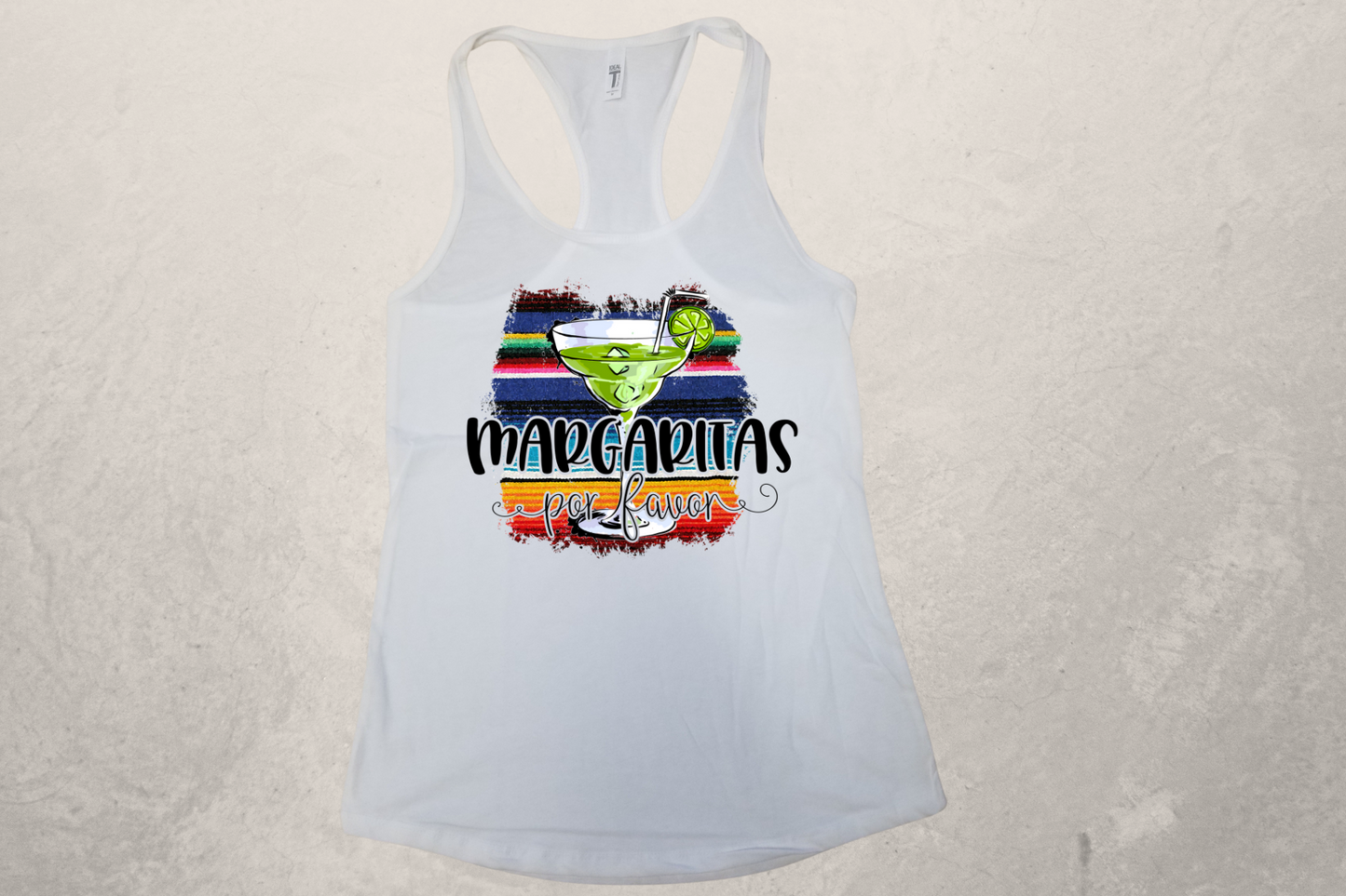 Margaritas Sublimation Racerback Tank Top