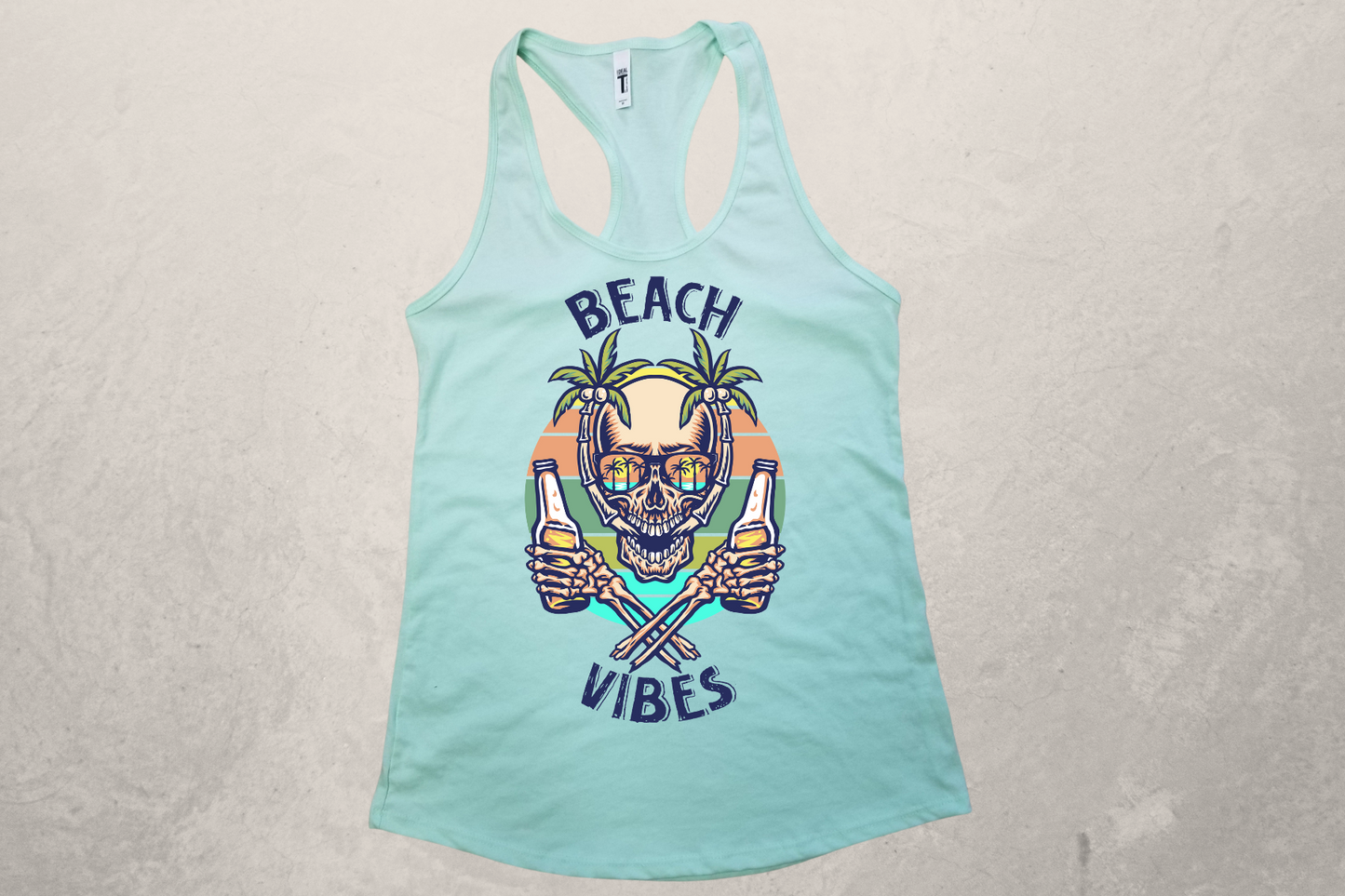 Beach Vibes Sublimation Racerback Tank