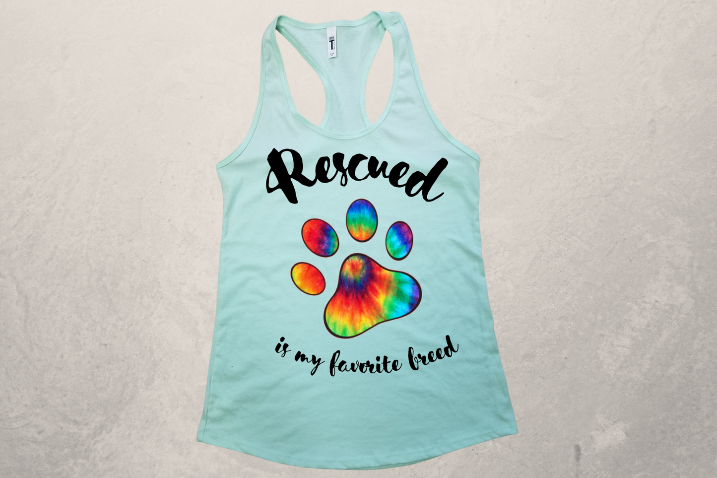 Rescued Sublimation Racerback Tank Top