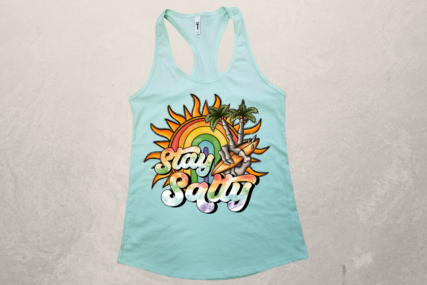 Stay Salty Sublimation Racerback Tank Top