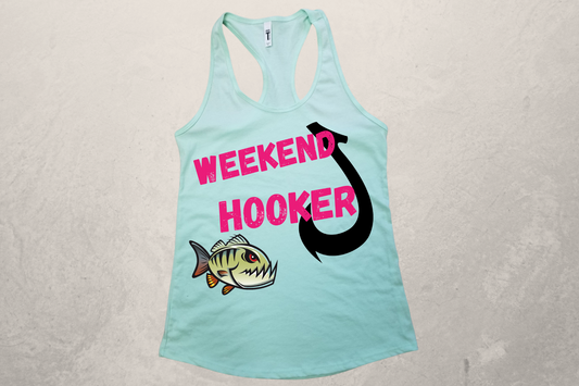 Weekend Hooker Sublimation Racerback Tank Top