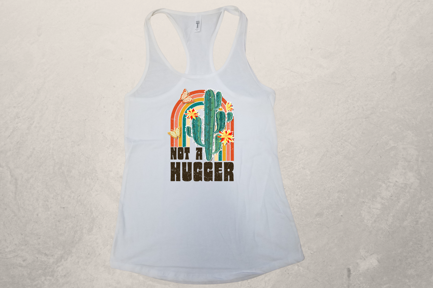 Not A Hugger Sublimation Racerback Tank Top