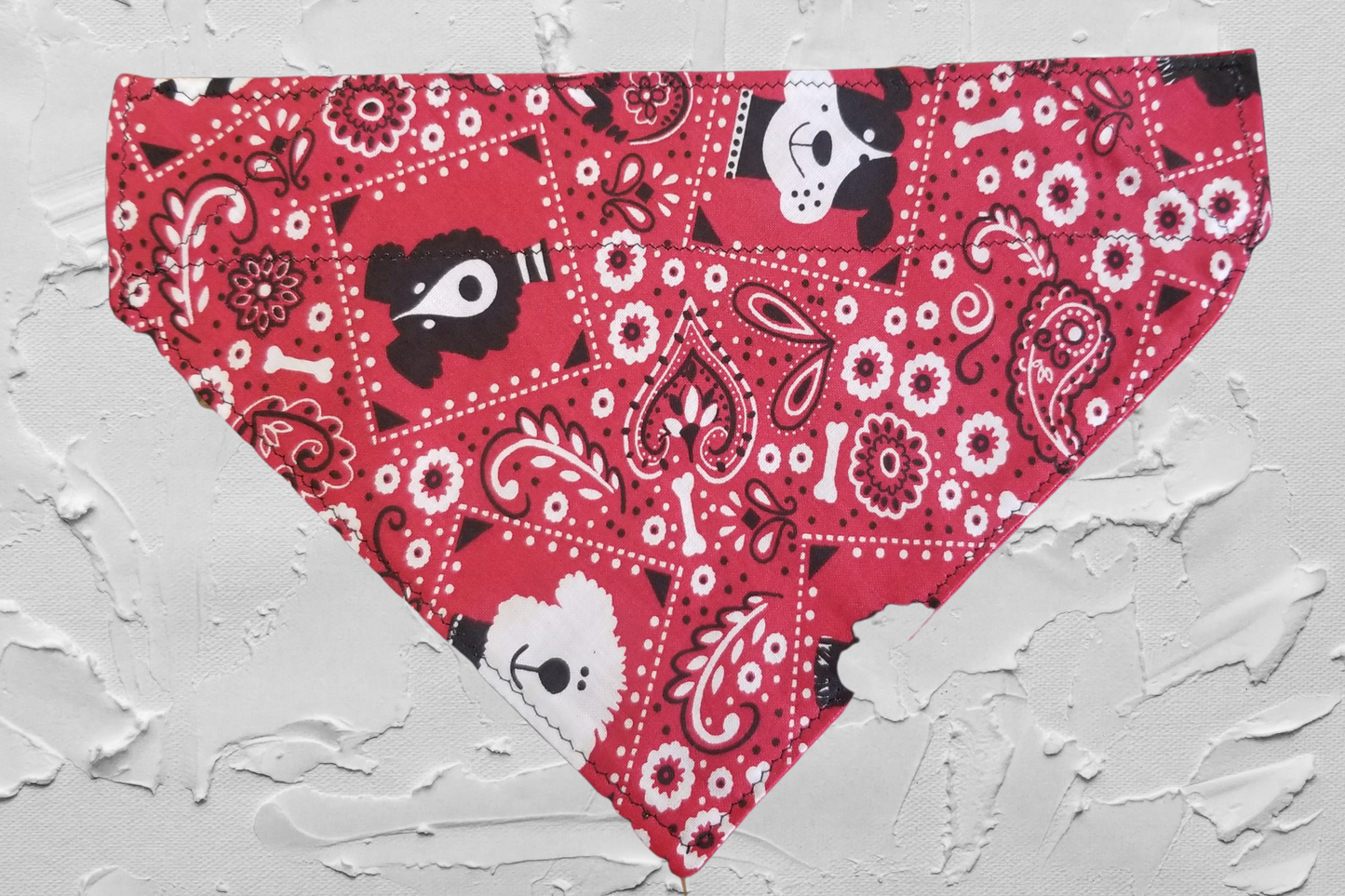 Red Paisley Pet Bandana