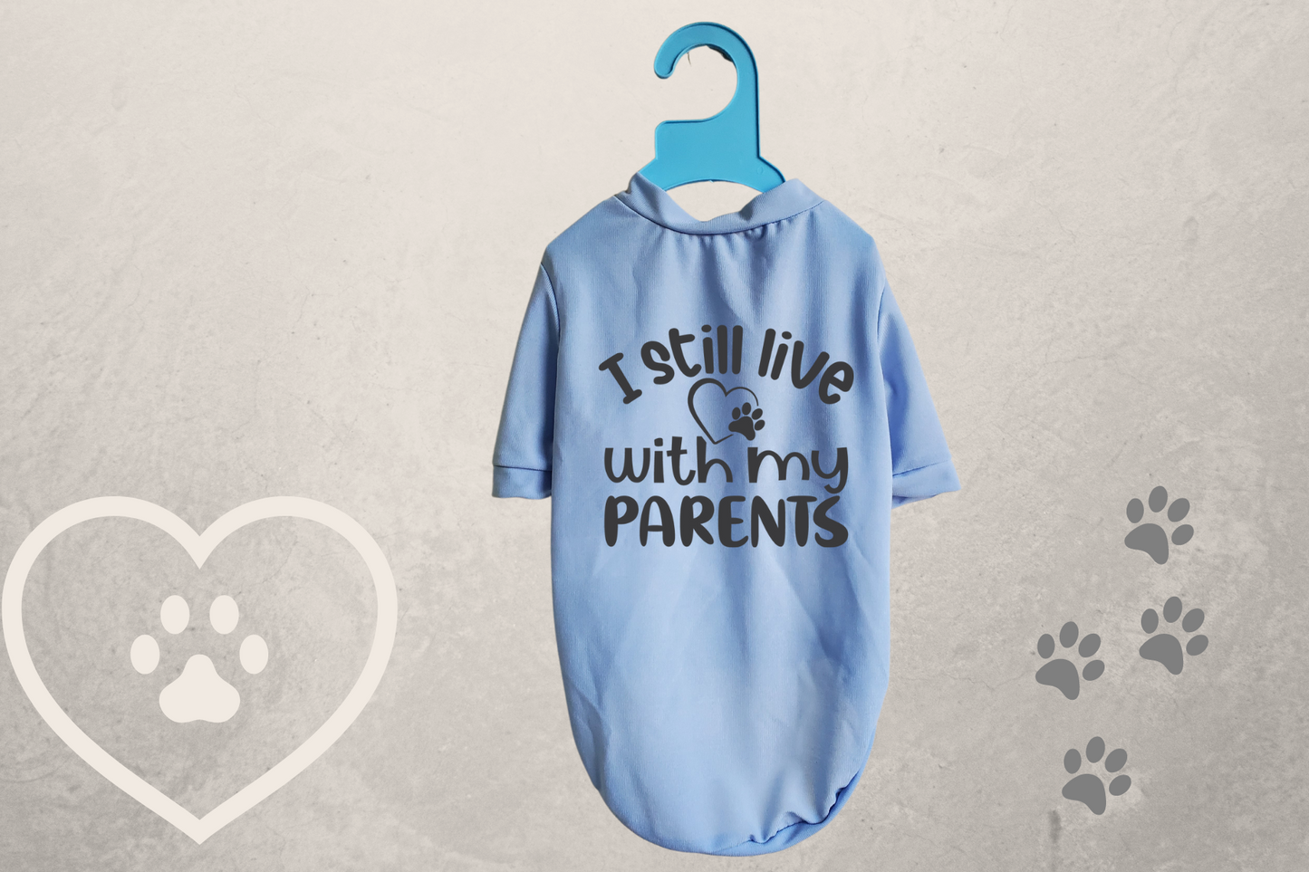 Living with My Parents Sublimation Pet T-Shirt