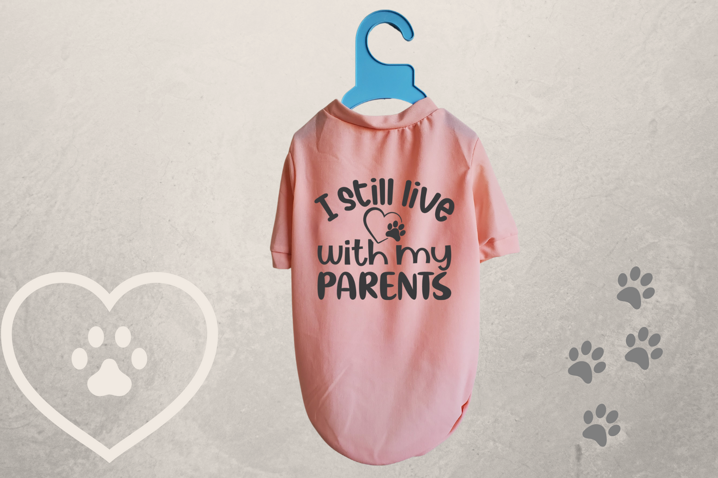 Living with My Parents Sublimation Pet T-Shirt