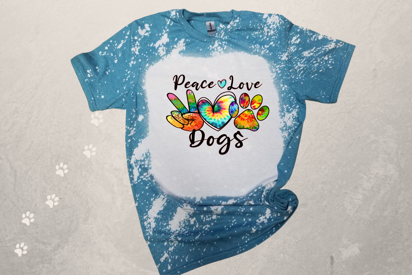 Peace Love Dogs Sublimation T-Shirt