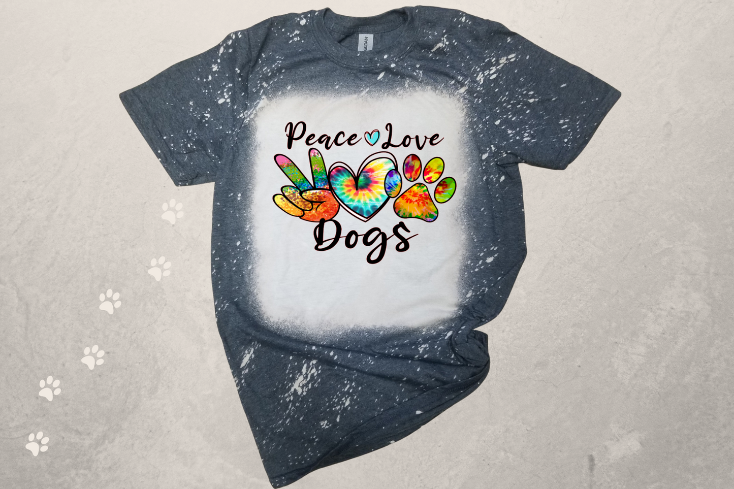 Peace Love Dogs Sublimation T-Shirt