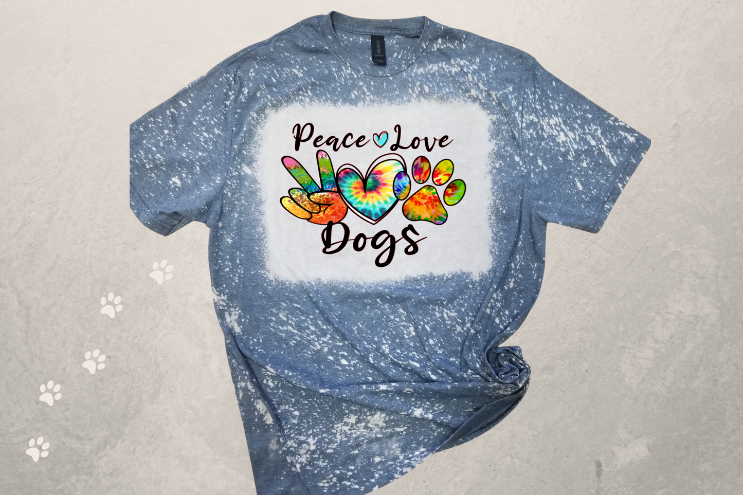 Peace Love Dogs Sublimation T-Shirt