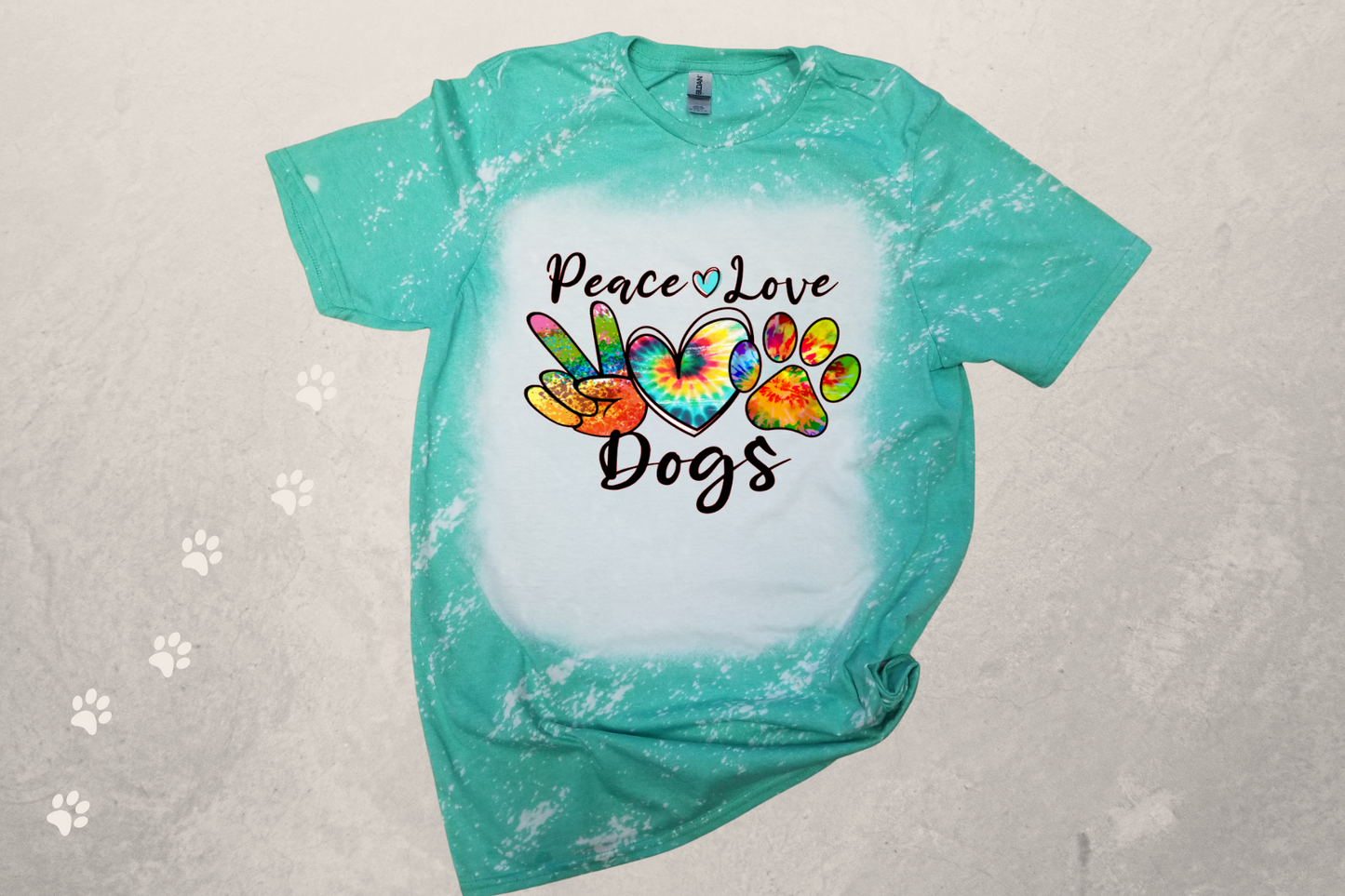 Peace Love Dogs Sublimation T-Shirt