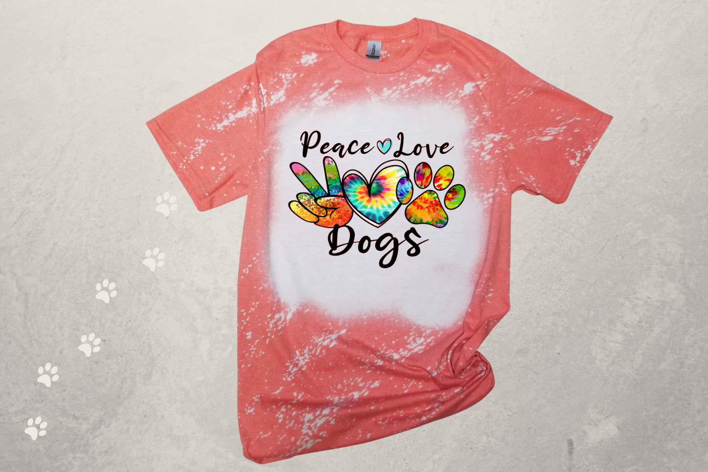 Peace Love Dogs Sublimation T-Shirt