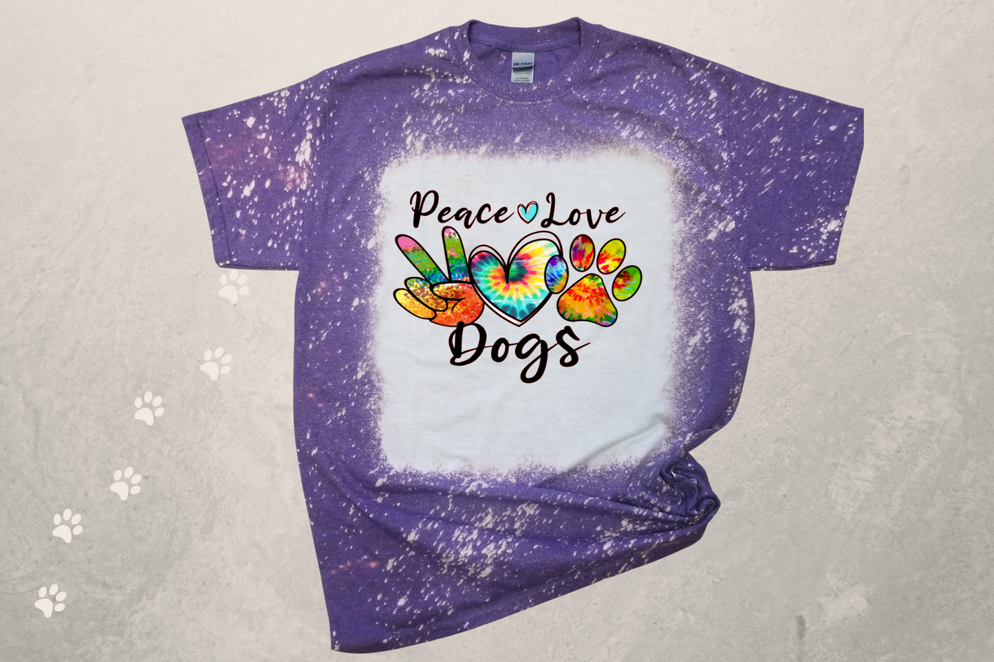 Peace Love Dogs Sublimation T-Shirt