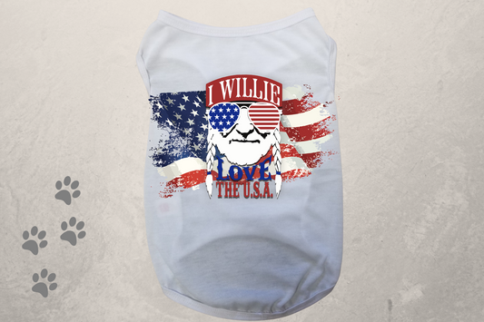 Willie USA Sublimation Pet T-Shirt