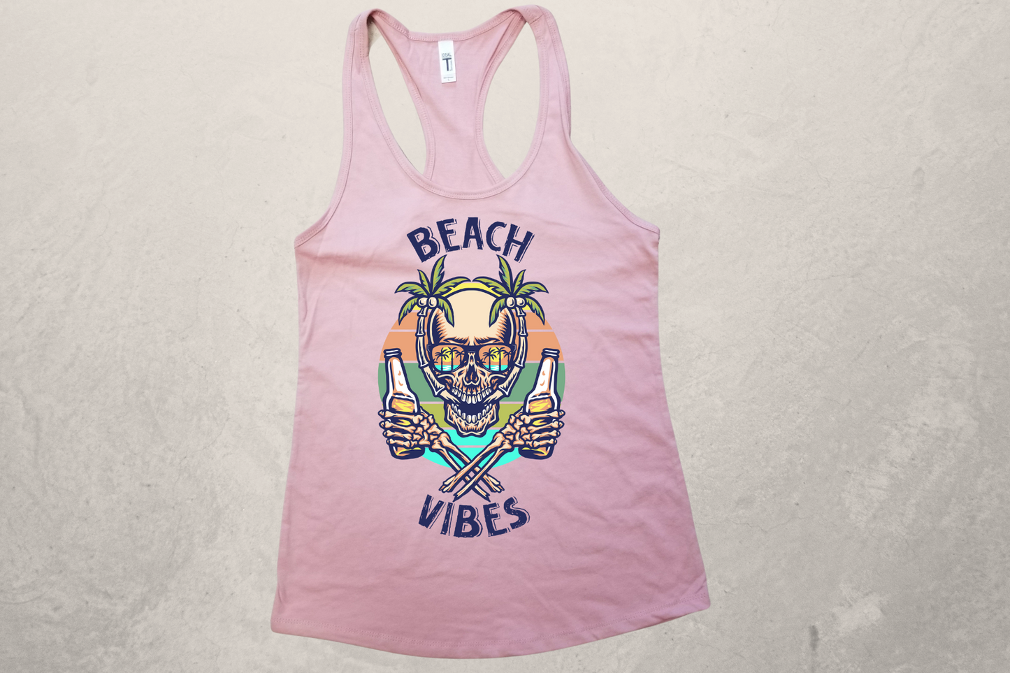 Beach Vibes Sublimation Racerback Tank