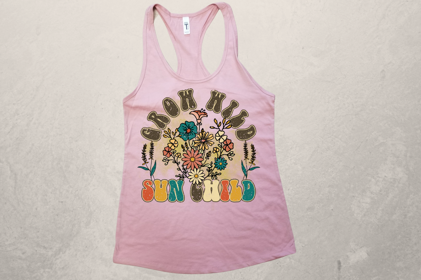 Grow Wild Sublimation Racerback Tank Top