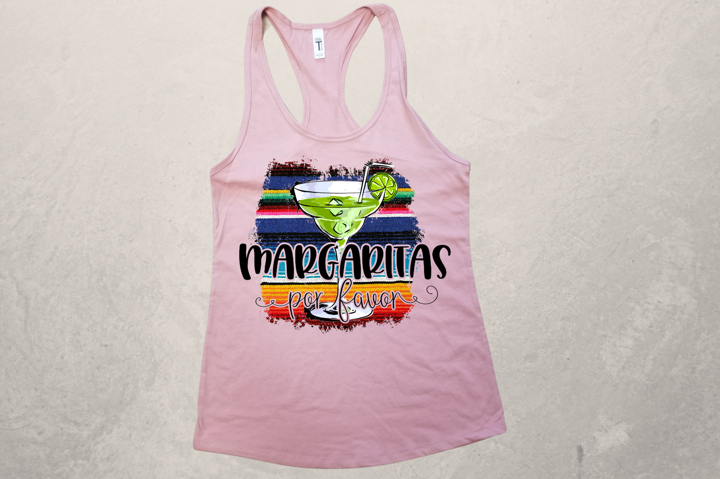 Margaritas Sublimation Racerback Tank Top