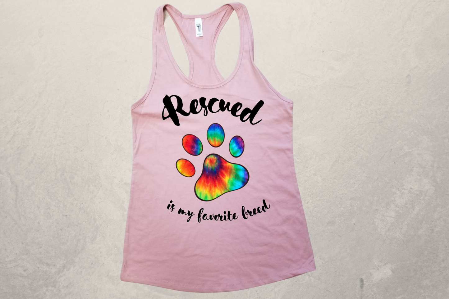 Rescued Sublimation Racerback Tank Top