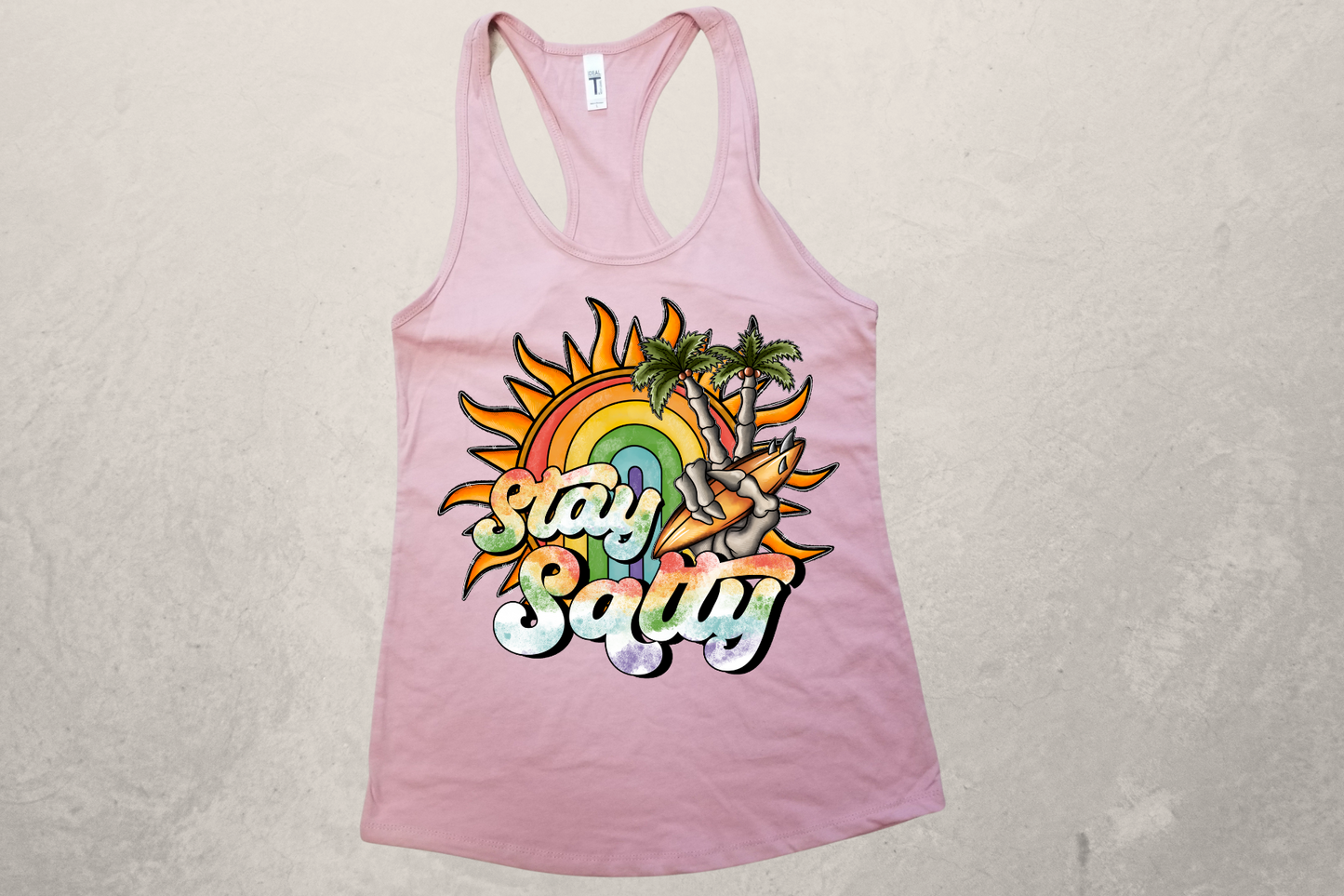 Stay Salty Sublimation Racerback Tank Top