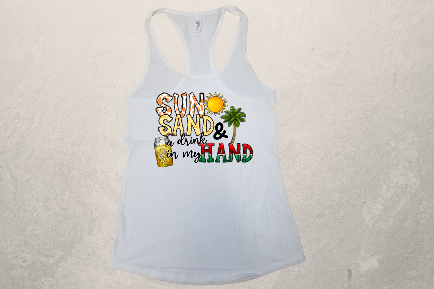 Sun & Sand Sublimation Racerback Tank Top