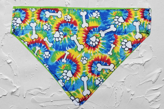 Tye Dye Paws Pet Bandana