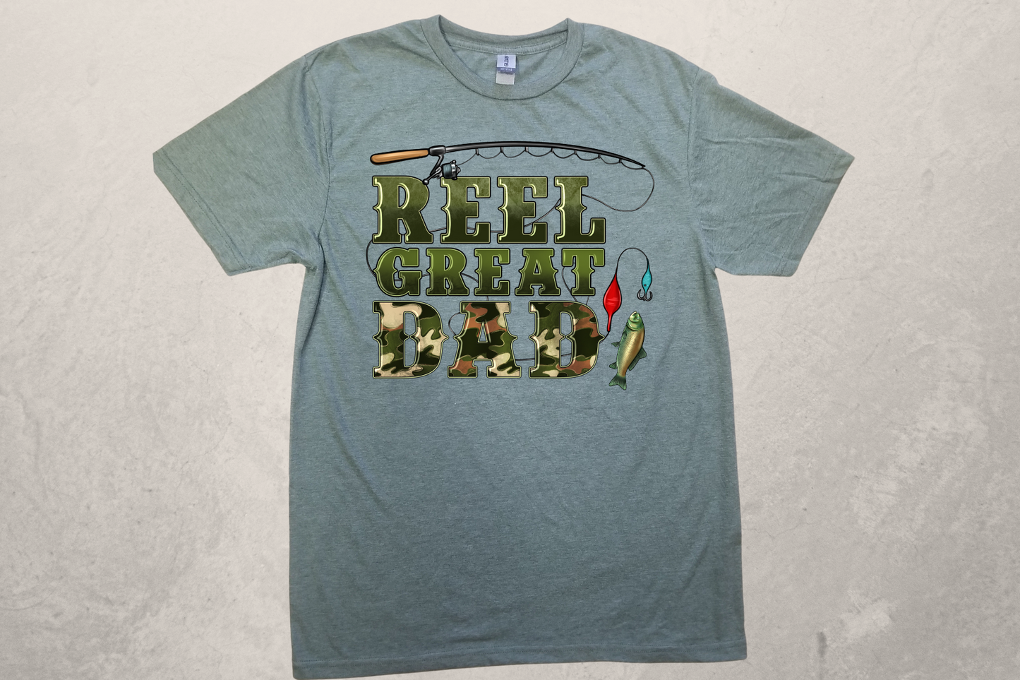 Reel Great Dad Sublimation T-Shirt