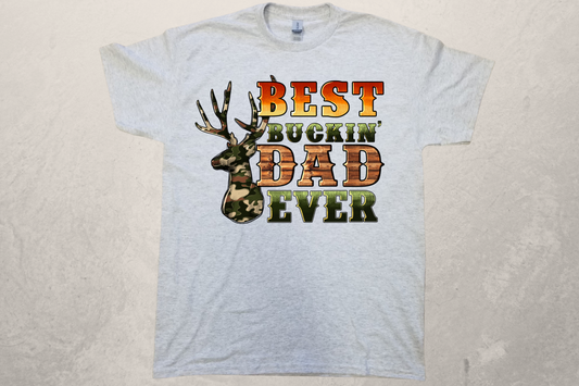 Best Buckin' Dad Sublimation T-Shirt